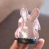 1-12 Years Old Children's Sandals Rabbit Ears Girls Rhinestone Shoes Roman Shoes Cute Princess Shoes