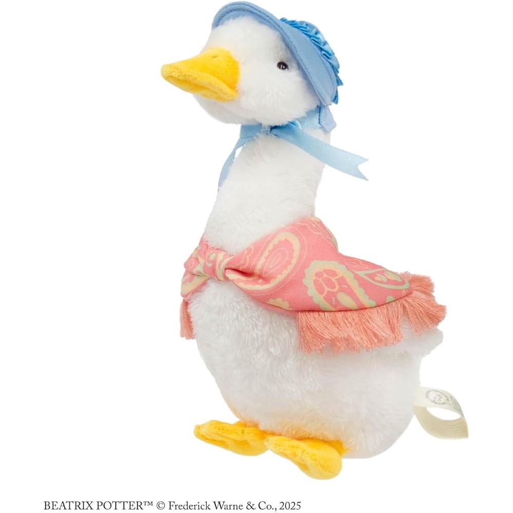Yoshitoku Peter Rabbit Natural Series Jemima Puddle-Duck Plush Toy 30cm