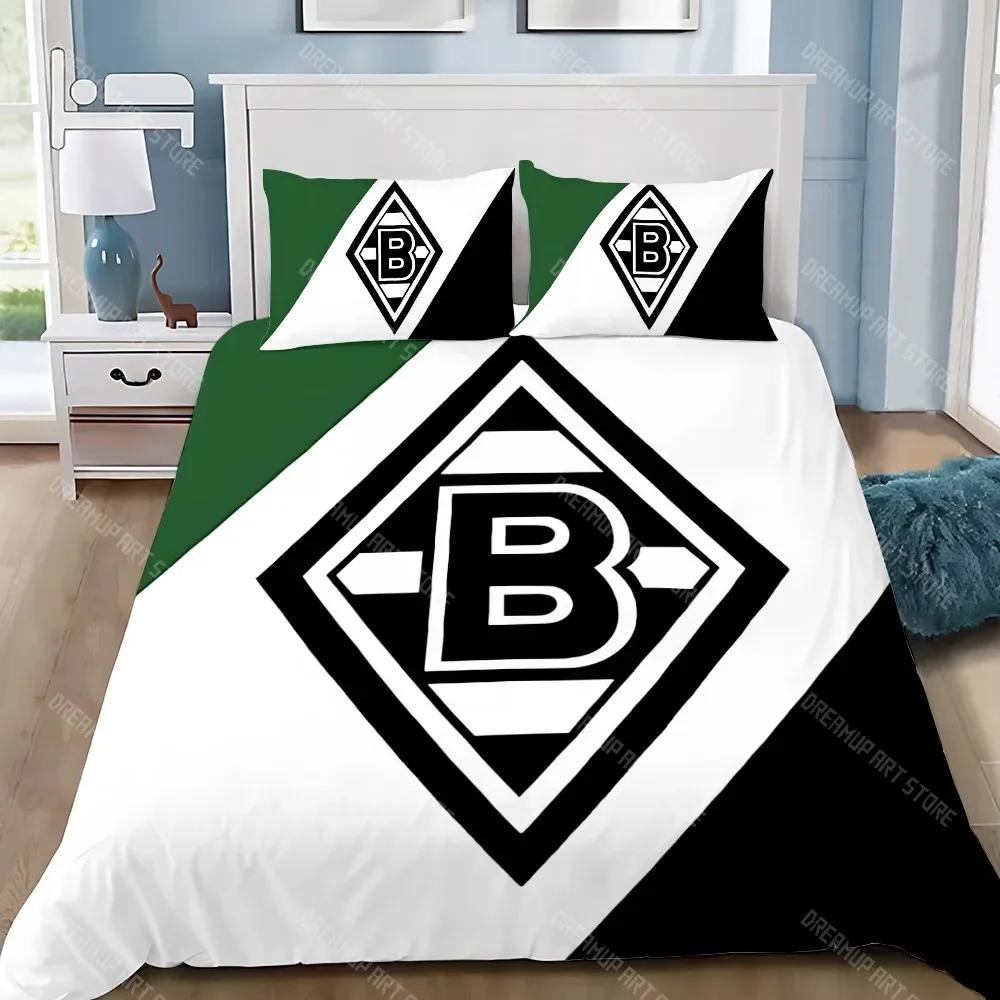 Copripiumino Federa Set Biancheria da Letto BorussiaS M-MonchengladbachS Adulto RagazzoRagazza Decorazione Camera da Letto Regalo per Bambini Singolo Grande