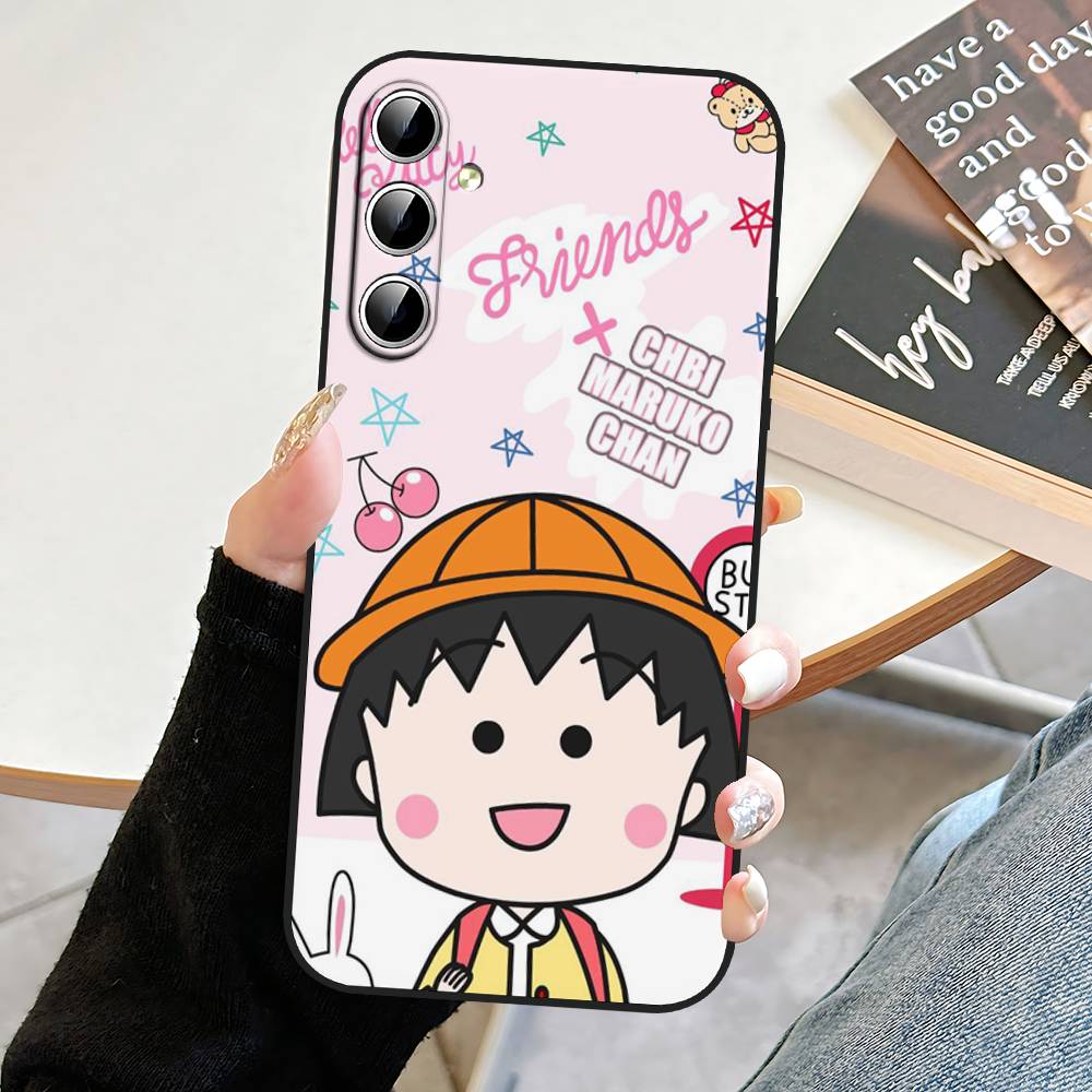 Chibi Maruko Chan Phone Case For Samsung Galaxy S21 S22 S23 S24ULTRA S25ULTRA FE Ultra Plus5G A52S S26 Soft Cover