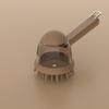 Pet Bath Brush with Shampoo Dispenser Dog Shower Brush Gentle Massage Pet Brush for Dogs And Cats Bath Shower Tool