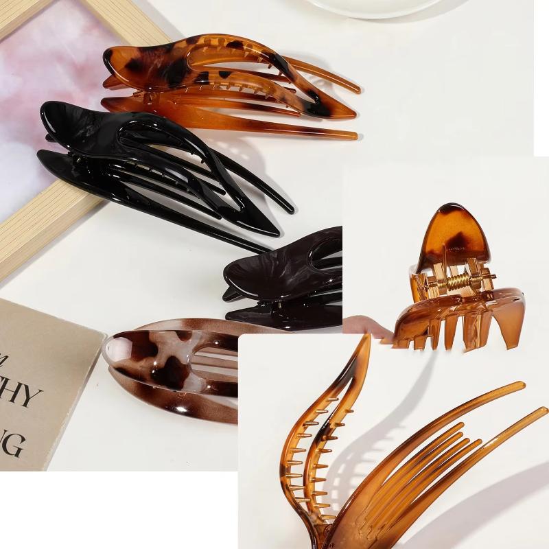 1Pcs  Acrylic Hairpin Duckbill Hair Claw Crab Barrette Hair Clip For Women Ponytail Hairgrip Girls Hair Accessories