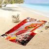 Union Berlin Logo Aufdruck Strandtuch, Großes Weiches Schnelltrocknendes Handtuch für Strand Camping Schwimmen