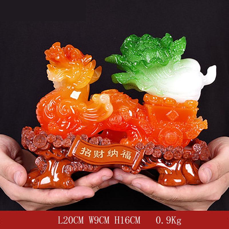 Lucky Pixiu Pi Yao Resin Ornaments, Crafts, Feng Shui, Living Room, TV Cabinet, Desktop Decorations, Shop Opening Gifts, Home De