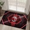 AC Milan Design Crystal Velvet Carpet Cozy Non?Slip Printed Rug For Bedroom Living Room Entrance