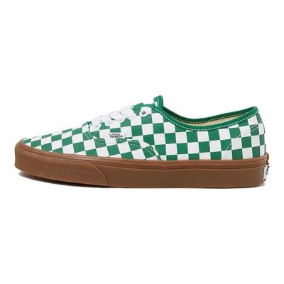 Authentic Low Top Skateboard Shoes Unisex Green Sneakers VN000CRTCX2