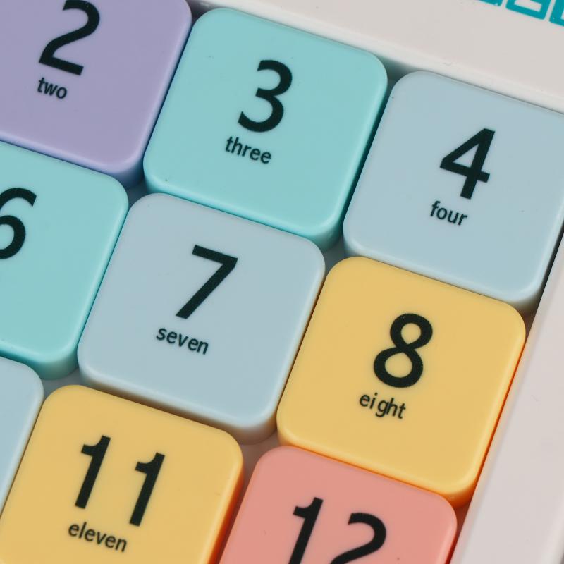 Magnetic Number Slide Puzzle 15 Cells Huarong Road Portable Smooth Sliding Blocks Logic Training Toy for Travel Use