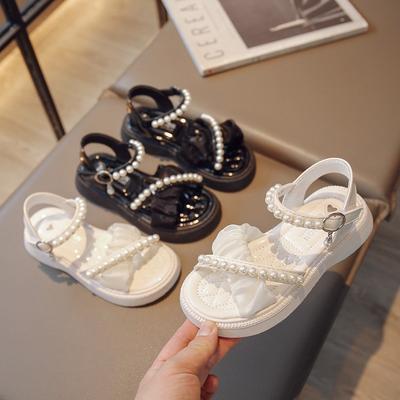Mädchen Strandschuhe Rutschfest Komfort Kinder Sandalen Trendy 2025 Neue Mode Kinder Prinzessin Schuhe Ins Süß Offene Zehen Klettverschluss