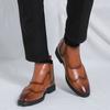 New Brand Designer Winter Pointed Leather Chelsea Brogues Ankle Boots For Men's  High Tops Black Brown Shoes Zapatos Hombre