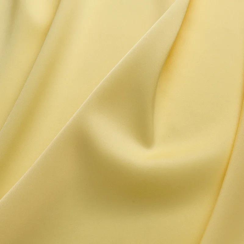 100x125cm  Ice Sensitive Thin Stretch Matte Satin Fabric Satin Dress  Camisole Shirt  Pajamas  Qipao Clothing Design Fabric