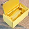 Retro Wenwan Walnut Jewelry Box - 12x7x5.5cm Brocade Packaging for Prayer Beads & Comb
