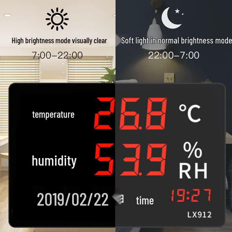 Rongce LX912 Industrial Digital Thermometer Hygrometer (CN version)