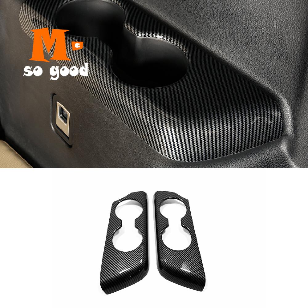 Car Front Seat Armrest Box Panel Decor Sticker Cover Trim Carbon For Toyota Highlander  2022 Interior
