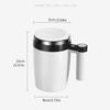 Temperature Measurement Automatic Stirring Cup Stainless Steel Liner Rotating Blender Cup  Office