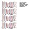 4Pcs Girl Hairpin Macaron Color Plaid Pattern Wavy Design Hair Clip Strong Clamping