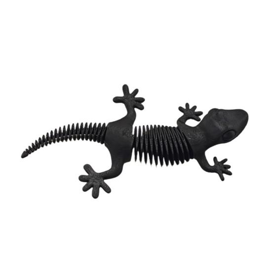Figurină tip șopârlă imprimată 3D Articulații mobile Figurină gecko Model animal articulat Jucărie Acasa Birou Raft pentru cărți
