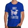 Holy Shih Tzu Funny Dog Lovers Unisexs TShirt Summer 100 Cotton Short Sleeve ONeck Unisex T Shirt New S3XL