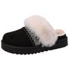 Fashion versatile casual warm cotton slippers 2025 autumn and winter new women's style comfortable versatile slippers