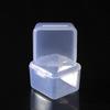 3.5 Small Square Box Anti-Noise Earplug Box Cordless Earplug Storage Box One-Piece Small Plastic Box Pp Transparent Plastic Empty Box