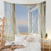 VIKAMA Home Bohemian Tapestry Room Decoration Hanging Cloth Background Cloth Ins Wind Hanging Cloth Landscape Tapestry