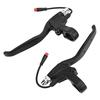 Pair of Aluminum Alloy Motorcycle Brake Levers with 2-Pin Waterproof Connectors for 10-Inch Electric Scooters