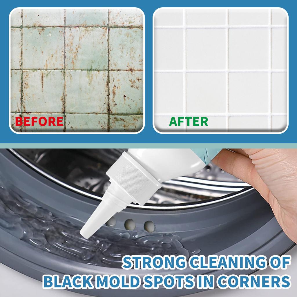 Mold Stain Cleaner Mildews Removal Agent Kitchen Fridge Cleaning Detergent Stain Remover for Washing Machine Wall Tile