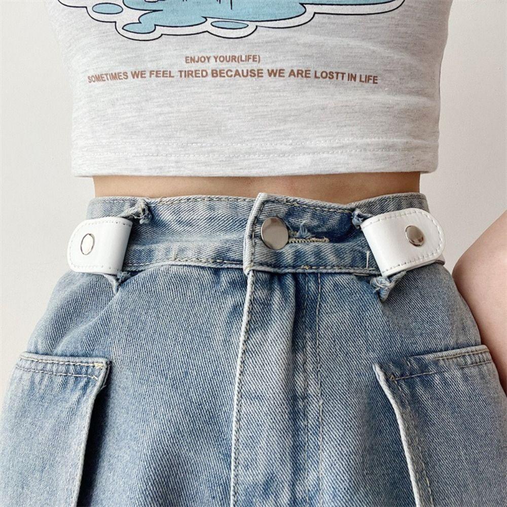 Traceless Elastic Belt Without Buckle Buckle Free Belt Versatile Pants