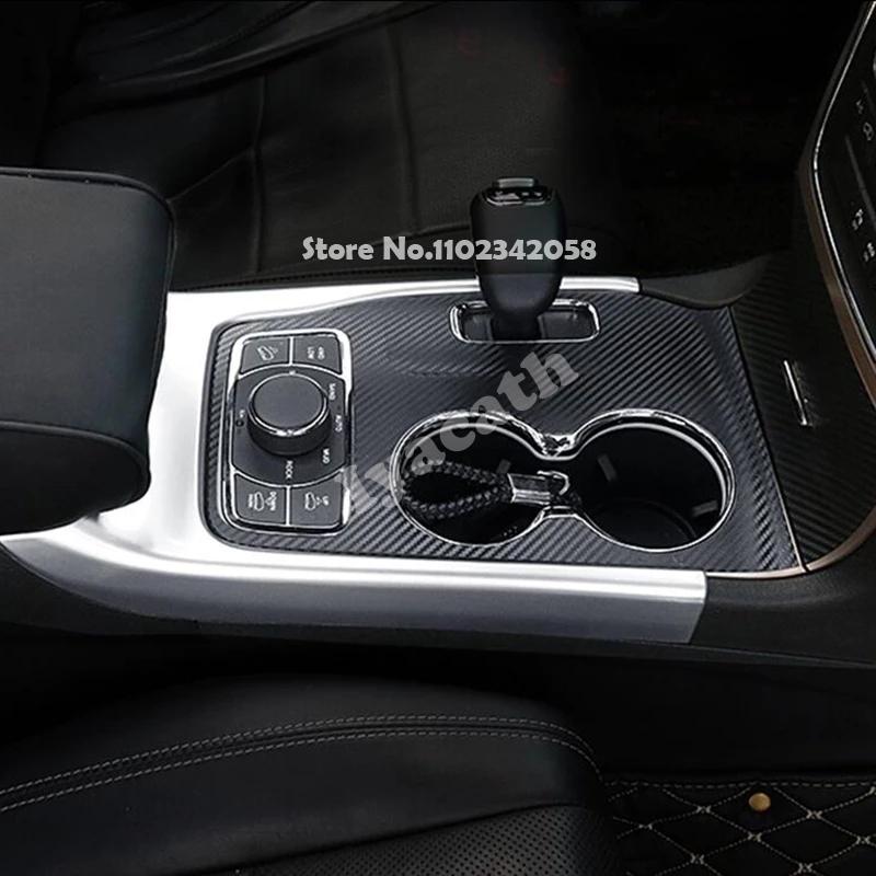For Jeep Grand Cherokee WK2 2014- ABS Chrome Steering Wheel Door Bowl Window Lift Button Gear Box AC Vent Seat Back Cover