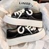 Two thick-soled canvas shoes 22 spring new niche original ugly cute mango head student half drag