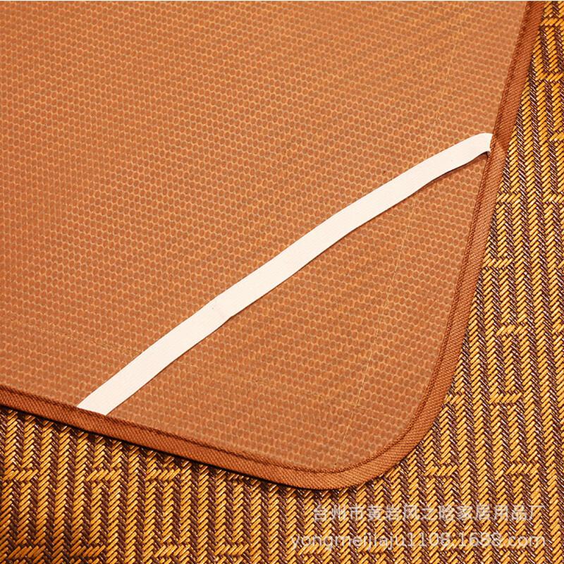 Summer Double-Sided Rattan & Ice Silk Cooling Mat Set