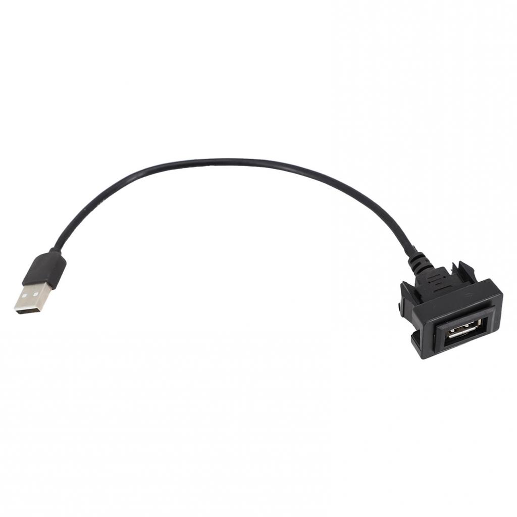 USB Extension Cable for Toyota For Vios For Dash Mount Car USB Socket 1.34 inch