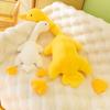 Soft cute screaming duck plush toy children soothing talking duck doll sofa ornament birthday gift