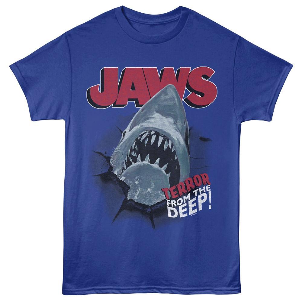 Jaws 70 s Movie Terror From The Deep Men s T Shirt L