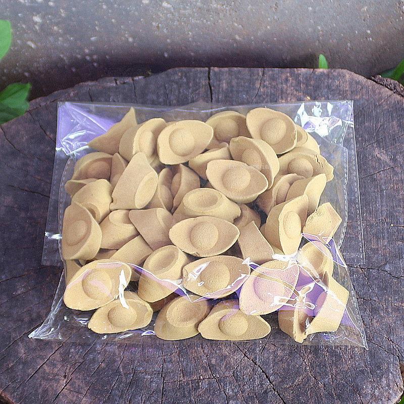 

Ingot Sandalwood Tower Fragrance Home Bedroom Air Purification Aromatherapy DIY Office Yoga Temple Aromatherapy Supplies yellow