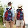 R-Radiostatic Vox Alastor  Fashion Backpack with Pocket High School Work  Daypack for Men Women Laptop Canvas Bags