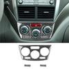 3Pcs Carbon Fiber Interior Climate Control Cover Trim For Subaru Forester