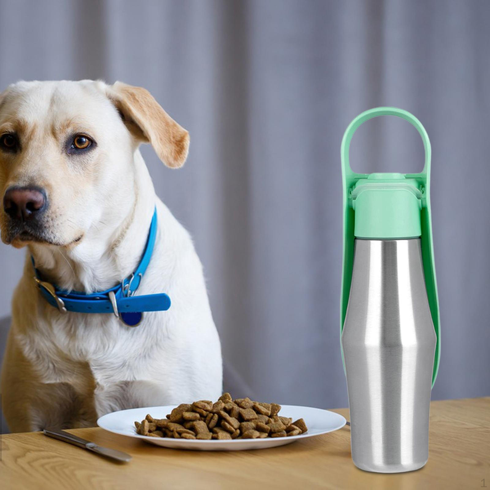 

Бутылка для воды для собак, диспенсер для домашних животных, портативная миска-кормушка для путешествий на 27 унций для прогулок,