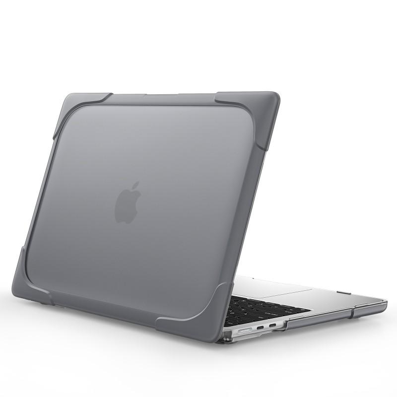 MacBook Air 13.6 Inch Protective Case With Heat Dissipation Stand Shockproof PC Shell M1 M2 M3 Models