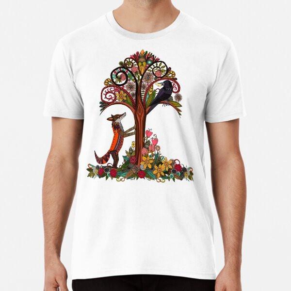 

лиса и ворона S до 5XL Сделано в Австралии/США Футболка S