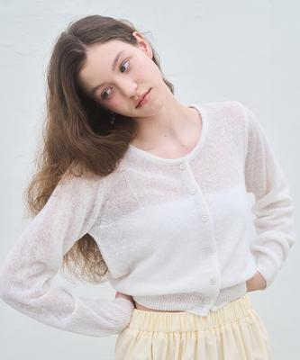 Vem.Ver Alpaca Blend Knit Cardigan_Ivory