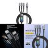 Super Fast Charging 6a Data Cable With Led Indicator For Apple Android Huawei Devices
