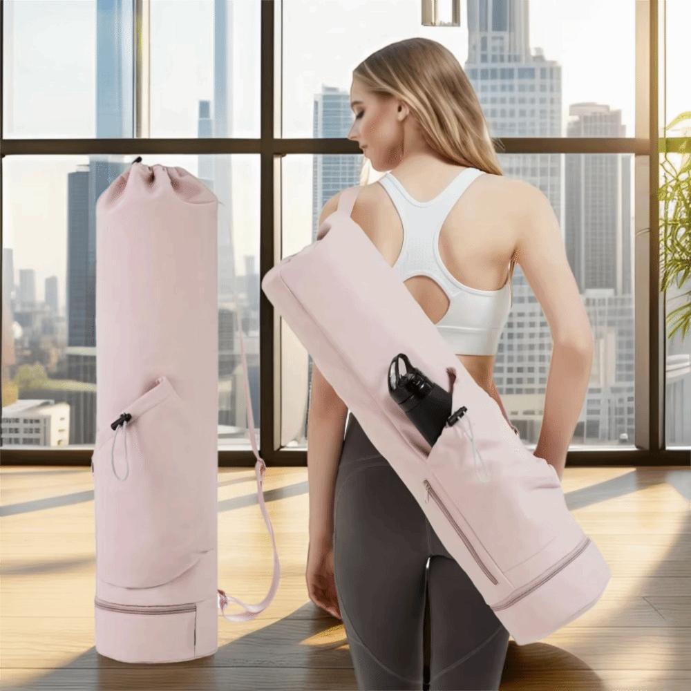 Nastavitelné ramenní popruhy Prodyšná sportovní taška Velkokapacitní taška na cvičení Úložná taška na podložky na jógu