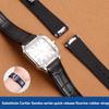 19mm 21mm Uhrenarmband für Cartier Santos WSSA0010 WSSA0009 WSSA0029 Schnellwechsel-Uhrenarmband Herren Krokodilmuster Lederband
