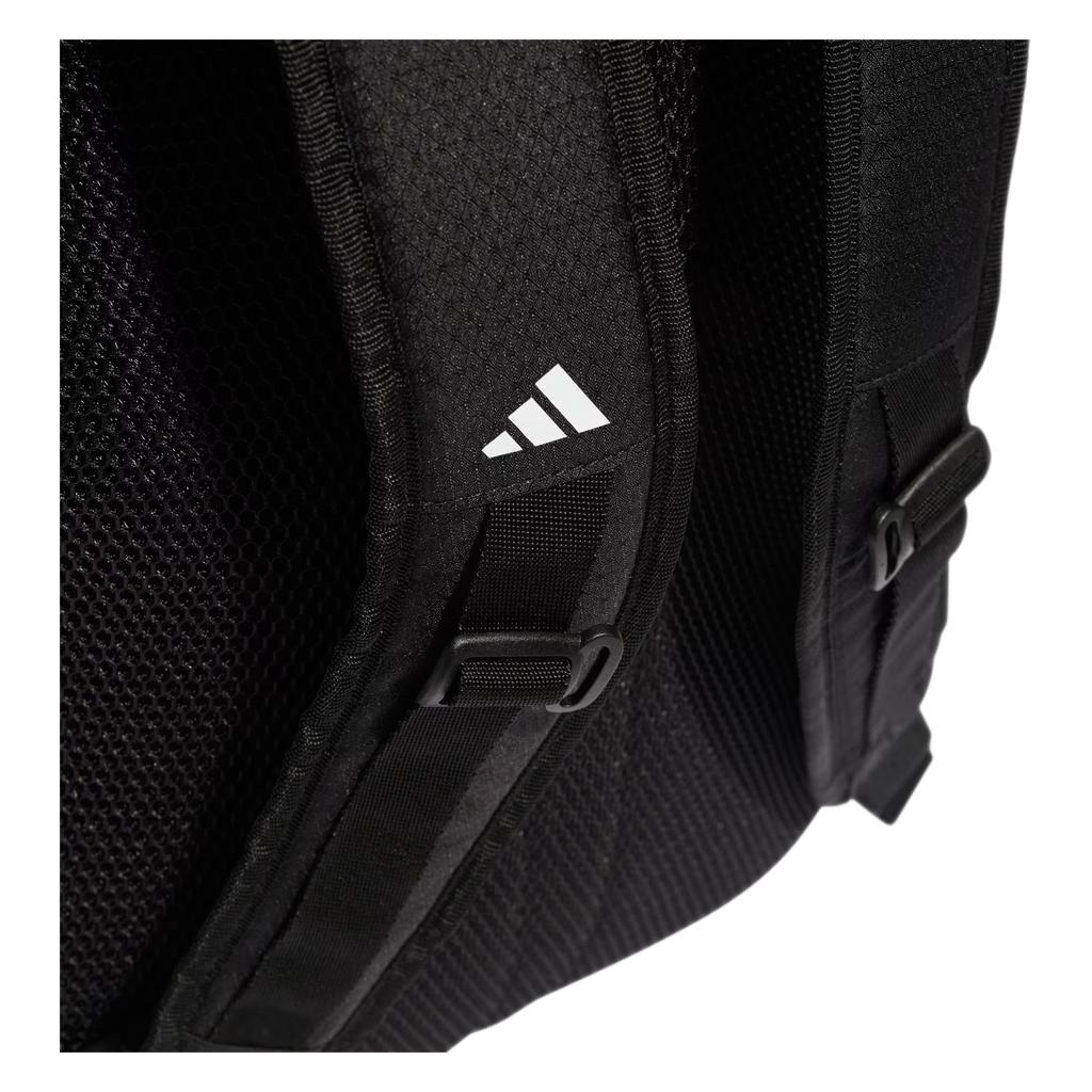 Men's Backpack Adidas Recycled Polyester Backpack Regular Unisex Black & White