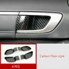 For Hyundai Sonata DN8 2020-2021 Carbon Fiber Inner Door Handle Bowl Cup Cover