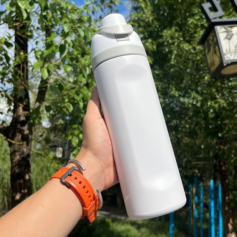 19 oz Oțel Inoxidabil Capac Săritor Termos cu Vid Cană de Apă Cafea Ceai Lapte Sticlă Termo Băuturi Calde și Reci Cană de Călătorie