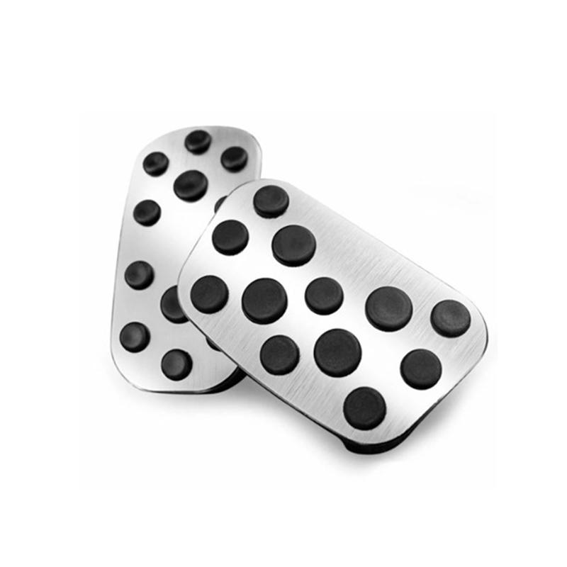 For Toyota 4Runner 2025 Car Pedal Cover Gas Accelerator Brake Pedal Cover Aluminium Alloy Pad Accessories 2pcs Sets