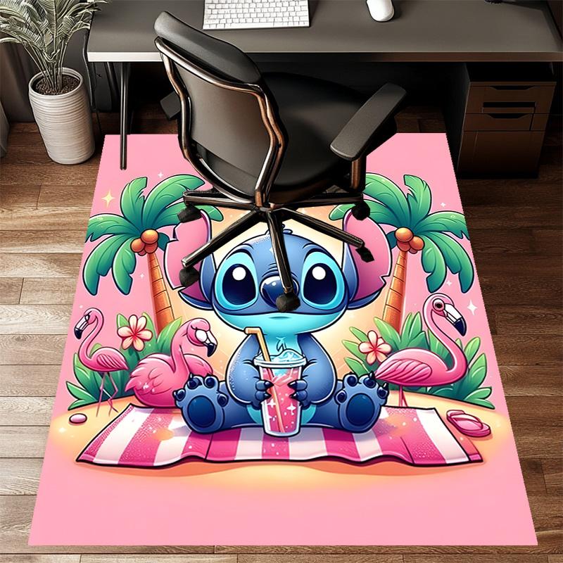 1pc S-Stitch Design Printed Area Rug Carpet for Bedroom Living Room Home Decor Rugs Mat Non Slip Mat Rug for Bedside