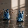 Home Storage Ornament Inverted Elephant Glasses Holder, Handmade Resin Eyeglass Stand, Spectacles Stand Retro Style Decorative Organizer for