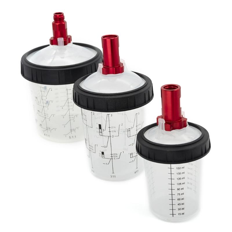 For PPS Spray Gun Cup Adapter Pot Joints Spray Gun Connector M16 1.5P External/Internal Thread M14 1.0P Internal Thread